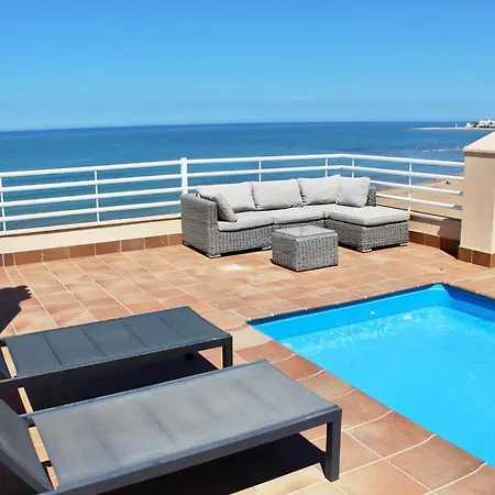 Atico Espectacular Piscina Privada Frontal Al Mar Apartamento *